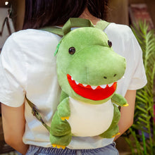 Load image into Gallery viewer, Tyrannosaurus Triceratops Dinosaur Plush Toy Backpack Infant Children Backpack Prize Claw Doll