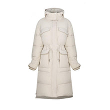 Load image into Gallery viewer, Autumn Winter Thicken Warm Parka Women Casual Solid Color Big Pocket Loose Long Hooded Coat Jackets Outwear