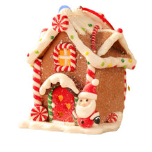 Load image into Gallery viewer, Christmas Decorations Polymer Clay Luminous House Creative Christmas LED Luminous House Christmas Decoration Pendant