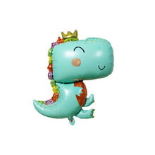 Load image into Gallery viewer, Christmas Forest Series Birthday Decoration Balloon Set Dinosaur Theme Full-Year Birthday Arrangement Balloon