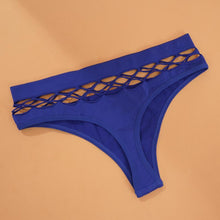 Load image into Gallery viewer, Hollow Out Fish Net Panties Sexy Thongs Seamless Mid Waist Knickers Women's Underwear