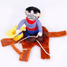 Load image into Gallery viewer, Dog Cute Cospaly Costume Cowboy Style Outfit with Doll for Halloween Pet Costume