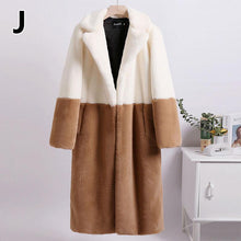 Load image into Gallery viewer, Women Mid-Length Winter Cardigan Loose Jacket Mink Velvet Teddy Coat Faux Fur Suit Collar Outerwear
