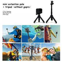 Load image into Gallery viewer, Extendable Selfie Stick Tripod for Gopro, Mini Extention Handheld Pole