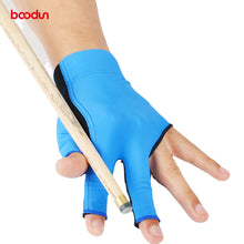 Load image into Gallery viewer, Gloves Silicone Non-Slip Billiard Gloves Open Finger Breathable Three Finger Gloves Elastic Lycra