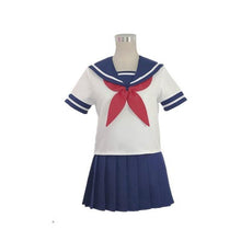 Load image into Gallery viewer, Scione Yandere Simulator Cosplay Costume Ayano Aishi JK School Uniform Women Sailor T Shirt Skirt