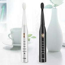 Load image into Gallery viewer, Adult Sonic Electric Toothbrush Waterproof 5 Modes +4 Brush Heads