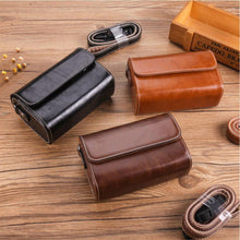 Load image into Gallery viewer, for Canon G7x25 Sony ZV1 Black Card RX1007 Leather Bag Single LX10ZS220 Camera Ricoh Bag GR3 Universal Case For Micro G8M6