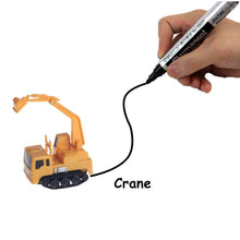 Load image into Gallery viewer, magical track toys inductive tank car model car robot penguin following by line you draw intelligence development kid's toy