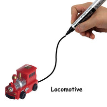 Load image into Gallery viewer, magical track toys inductive tank car model car robot penguin following by line you draw intelligence development kid's toy