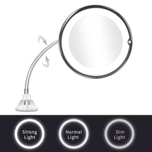 Load image into Gallery viewer, Makeup Vanity Mirror With 10X Lights LED Magnifying Mirror Cosmetic Mirrors Light Magnification LED Make up Mirrors Grossissant