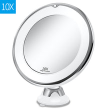 Load image into Gallery viewer, Makeup Vanity Mirror With 10X Lights LED Magnifying Mirror Cosmetic Mirrors Light Magnification LED Make up Mirrors Grossissant