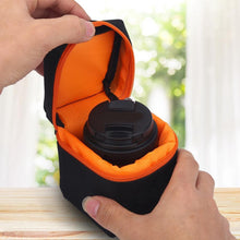 Load image into Gallery viewer, mochila dslr Padded Thick Camera Lens Bag Shockproof Protective Pouch Case for DSLR Camera o lens pouch 2023 NEW