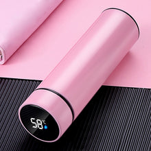 Load image into Gallery viewer, smart digital water bottle keeps cold and heat thermal bottle Stainless Steel Thermos for baby children kids terms