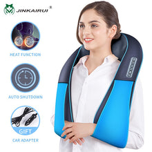 Load image into Gallery viewer, U Shape Electrical Shiatsu Back Neck Shoulder Body Massager Infrared Heated Kneading Car/Home Massager
