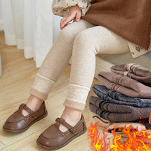 Load image into Gallery viewer, 0-13Y Autumn Winter Baby Girls Fleece Leggings Thick Warm Pants Children Knitted Skinny Trousers 3-15Years Toddler Kids Trousers

