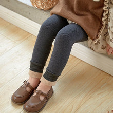 Load image into Gallery viewer, 0-13Y Autumn Winter Baby Girls Fleece Leggings Thick Warm Pants Children Knitted Skinny Trousers 3-15Years Toddler Kids Trousers
