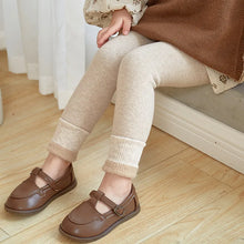 Load image into Gallery viewer, 0-13Y Autumn Winter Baby Girls Fleece Leggings Thick Warm Pants Children Knitted Skinny Trousers 3-15Years Toddler Kids Trousers
