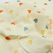 Load image into Gallery viewer, 135x50cm Double Cotton Crepe Gauze Sewing Fabric, Making Children's Pajamas Anti Mosquito Pants Small Blanket Cloth
