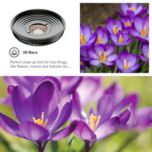 Load image into Gallery viewer, APEXEL HD 5 in 1 Camera Phone Lens 4K Wide Macro Lens Portrait Super Fisheye Lens CPL Filter for iPhone Samsung all cellphone
