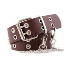 Load image into Gallery viewer, Fashion Women Punk Retro Belt Lady Leather Jeans Decorative Waistband
