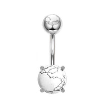 Load image into Gallery viewer, 1pc Women Beauty Belly Navel Piercing Ring Surgical Steel Rhinestone Sexy Navel Button Rings Body Jewelry Pendientes 14G Earring
