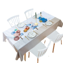 Load image into Gallery viewer, Tablecloth Waterproof Heat Proof and Oil-Proof Disposable Simple PVC Dining Table Cushion Coffee Table Tablecloth Household
