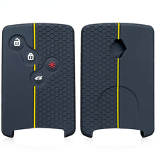 Load image into Gallery viewer, 4 Buttons Silicone Car Key Case Cover For Renault Duster Captur Clio Logan Megane 1 2 3 Koleos Scenic Nema Fluence Zoe Accessory
