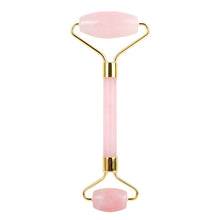 Load image into Gallery viewer, Jade Roller Massage Stick Double Head Massager Facial Manual Massage Suit Pink Crystal Roller Massage Stick
