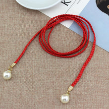 Load image into Gallery viewer, Ladies Boutique Dress Waist Belt Beads Decorative Long Waist Chain Accessories
