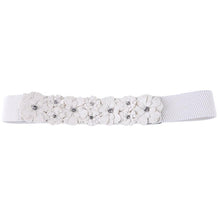 Load image into Gallery viewer, Women's Fashion Flower Elastic Belt Adjustable Belts
