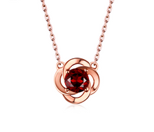 Load image into Gallery viewer, Women's Necklace Fashion Four-Leaf Clover 925 Silver Choker  Gift for Girls
