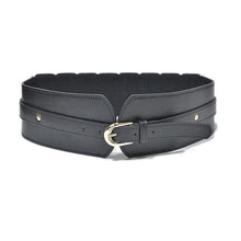 Load image into Gallery viewer, Women's Casual Simple Wide Belt Pin Buckle Belt Elastic Belt
