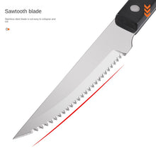 Load image into Gallery viewer, 3pcs/Set Western Food Knife, Fork and Spoon Pom Handle Steak Knife and Fork Western Tableware Combination Suit
