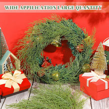 Load image into Gallery viewer, 5-20pcs Artificial Pine Branches Fake Plant Leaves Green Pine Tree Branches Christmas Tree Ornaments New Year Party Decoration
