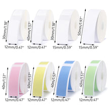 Load image into Gallery viewer, 1/3 Rolls For Niimbot D11 Label Sticker D110 D11 Label Paper Self-adhesive Labels Waterproof Labels For Niimbot D110 Printer

