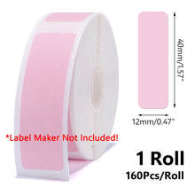 Load image into Gallery viewer, 1/3 Rolls For Niimbot D11 Label Sticker D110 D11 Label Paper Self-adhesive Labels Waterproof Labels For Niimbot D110 Printer
