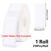 Load image into Gallery viewer, 1/3 Rolls For Niimbot D11 Label Sticker D110 D11 Label Paper Self-adhesive Labels Waterproof Labels For Niimbot D110 Printer
