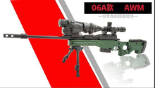 Load image into Gallery viewer, 1/6th Mini Jigsaw Puzzle AWM 1/6 AWM Sniper Rifle Plastic Assemble Gun Model Military Building for 12 Inch Action Figure Display
