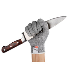 Load image into Gallery viewer, 1 Pair HPPE Kitchen Gardening Hand Protective Gloves Butcher Meat Chopping Working Gloves Mittens Women Men's gloves Dropshippin

