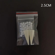 Load image into Gallery viewer, 1 Pair Vampire Teeth Fangs Dentures Props Halloween Costume Props False Teeth Solid Glue Denture Adhesive Halloween Party Decor
