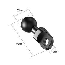 Load image into Gallery viewer, 1 inch Ball Head Adapter Mount Base Motorcycle Handlebar Rearview Mirror Bracket for DJI GoPro Insta360 Action Camera Accessory
