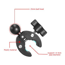 Load image into Gallery viewer, 1 inch Ball Head Adapter Mount Base Motorcycle Handlebar Rearview Mirror Bracket for DJI GoPro Insta360 Action Camera Accessory
