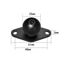 Load image into Gallery viewer, 1 inch Ball Head Adapter Mount Base Motorcycle Handlebar Rearview Mirror Bracket for DJI GoPro Insta360 Action Camera Accessory
