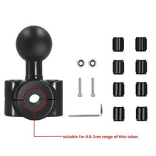 Load image into Gallery viewer, 1 inch Ball Head Adapter Mount Base Motorcycle Handlebar Rearview Mirror Bracket for DJI GoPro Insta360 Action Camera Accessory
