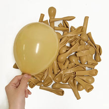 Load image into Gallery viewer, 10/20/30pcs Retro Green Balloons Coffee Khaki Coco Skin Avocado Green Latex Globos for Birthday Decorations Christmas Party Deco
