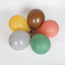 Load image into Gallery viewer, 10/20/30pcs Retro Green Balloons Coffee Khaki Coco Skin Avocado Green Latex Globos for Birthday Decorations Christmas Party Deco
