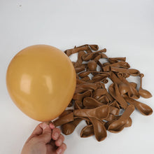 Load image into Gallery viewer, 10/20/30pcs Retro Green Balloons Coffee Khaki Coco Skin Avocado Green Latex Globos for Birthday Decorations Christmas Party Deco
