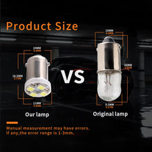 Load image into Gallery viewer, 10 PCS 24V DC BA9S LED Bulbs T4W T11 Dome Map Lights BA9 1895 1891 53 57 Parking Interior Lamps Side Marker Light for Car Trucks
