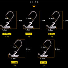 Load image into Gallery viewer, Fishhook 10PCS/Lot 3.5g 5g 7g 10g 14g Tumbler Head Hook Jig Bait Fishing Hook For Soft Lure Fishing Tackle fishing tackle accessorie
